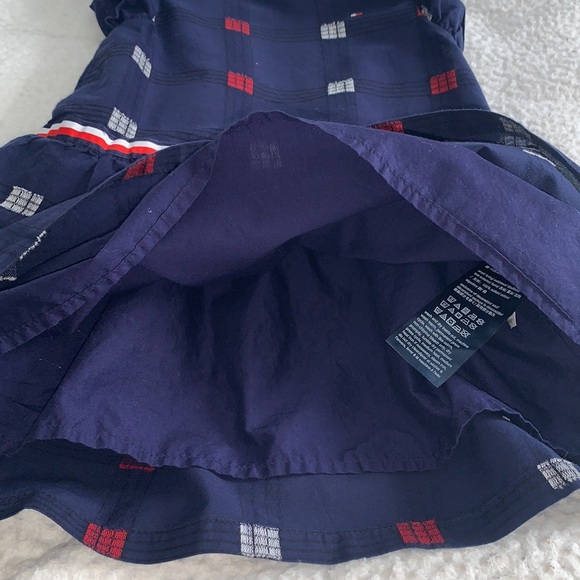 Tommy Hilfiger Navy Ruffle Sleeve Dress EUC 18M - Picture 12 of 14